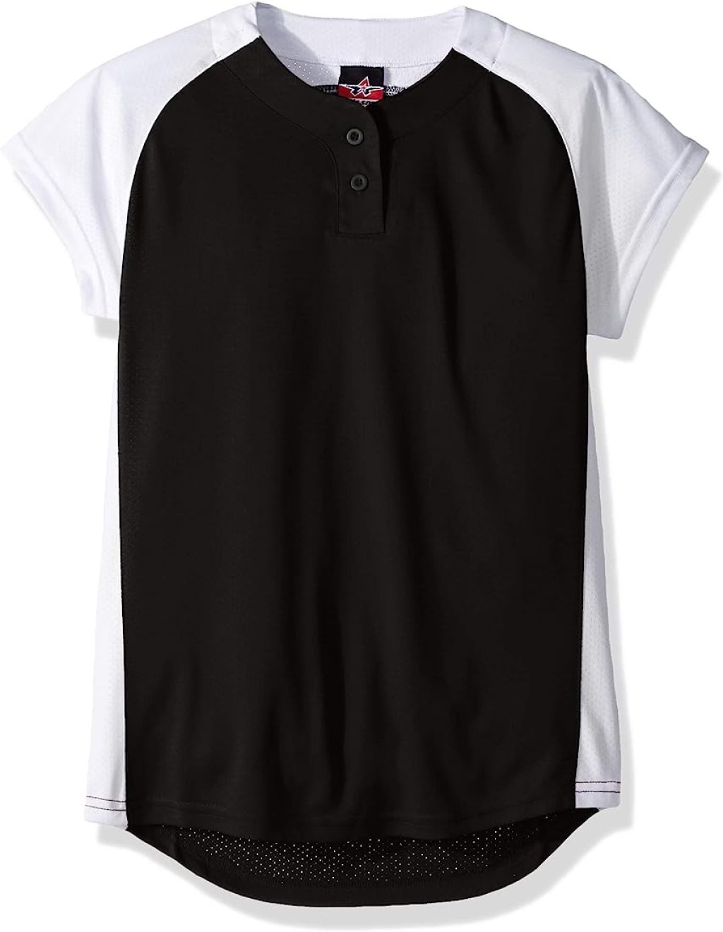 Picture of: Alleson Ahtletic Girls Dura-Light Fast Pitch Softball Jersey, Black
