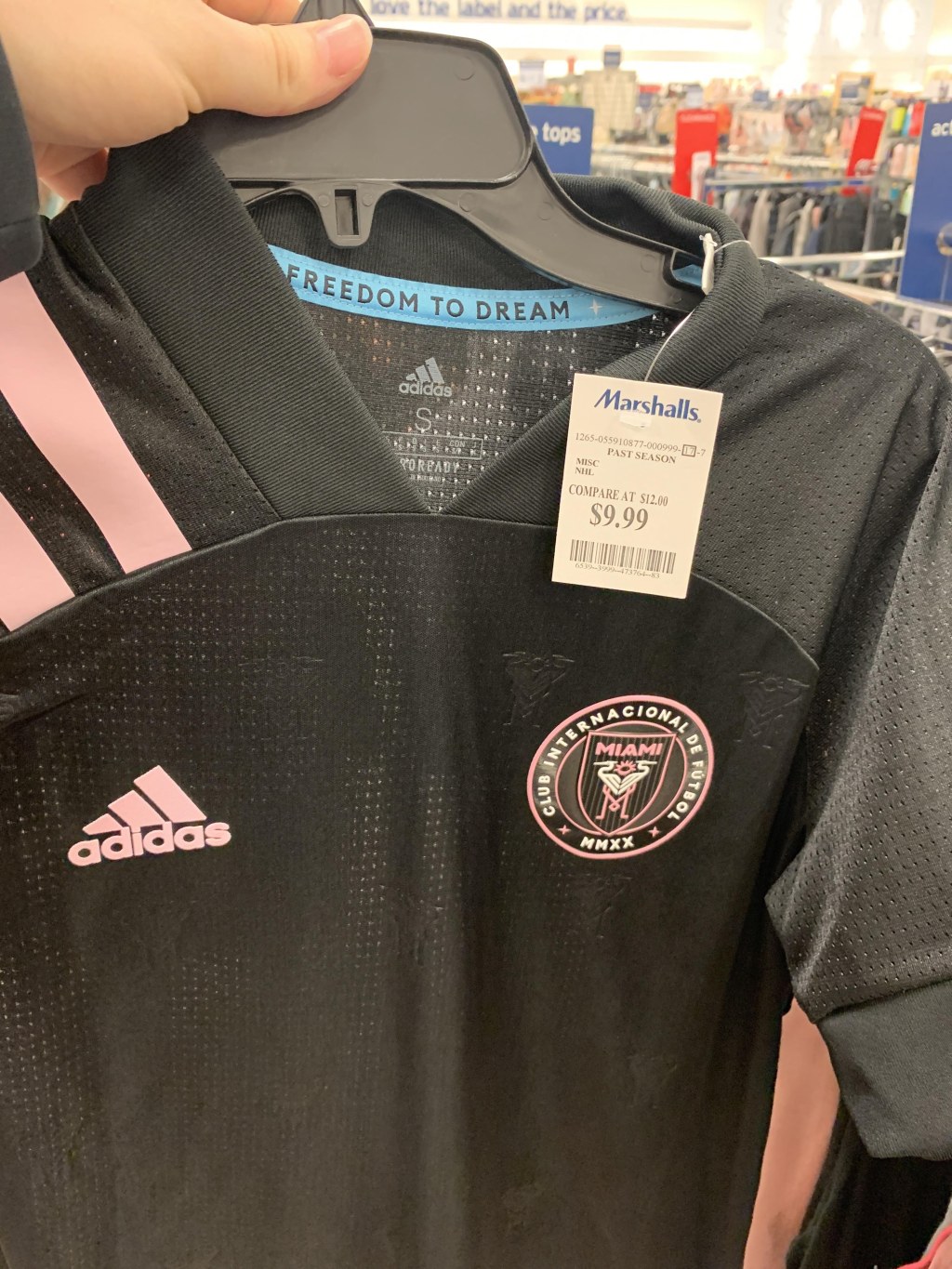 Picture of: dollar jerseys at Marshalls! Blew my mind! : r/InterMiami