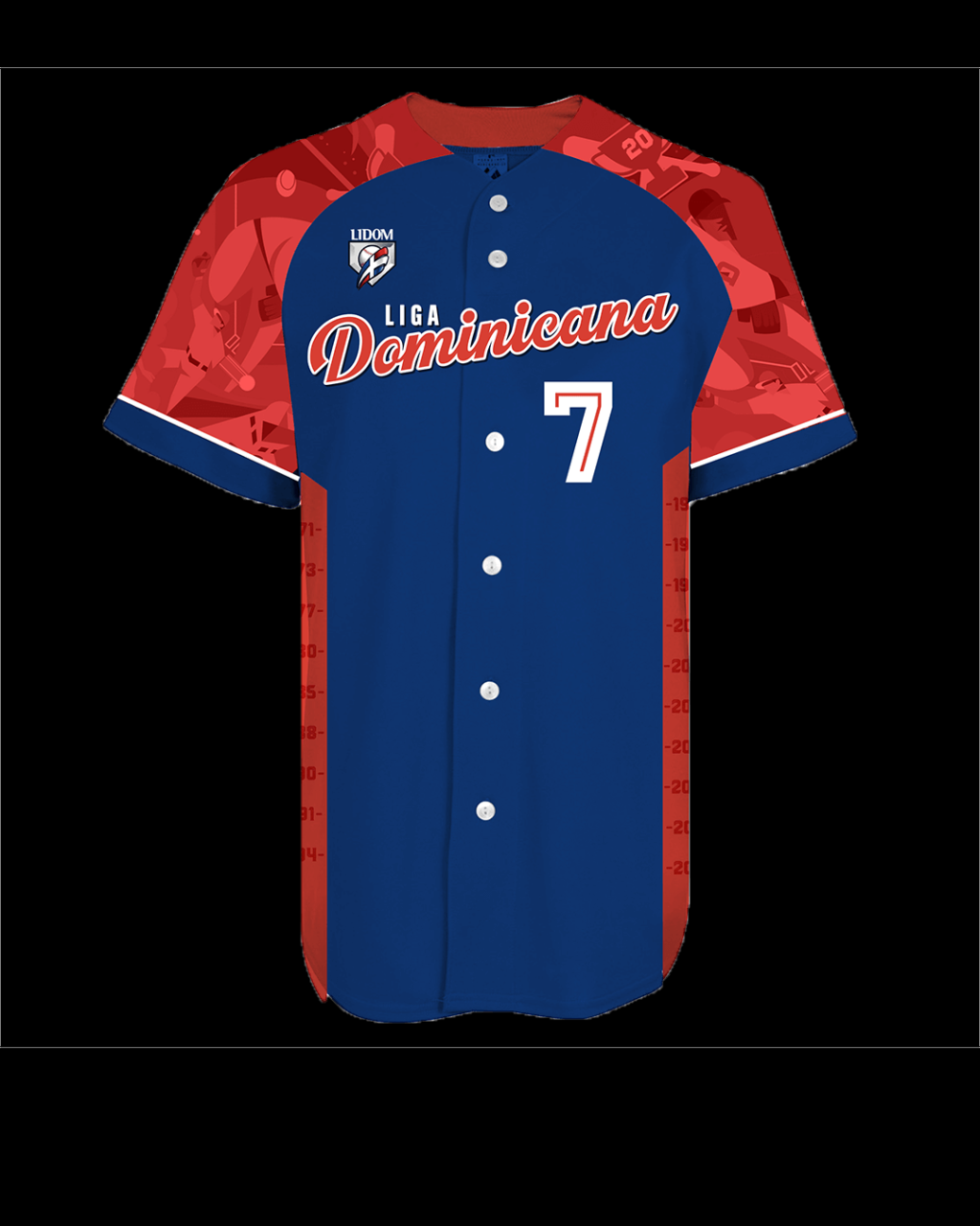 Picture of: Dominican League Blue Jersey Caribbean Series  – Lidom Shop