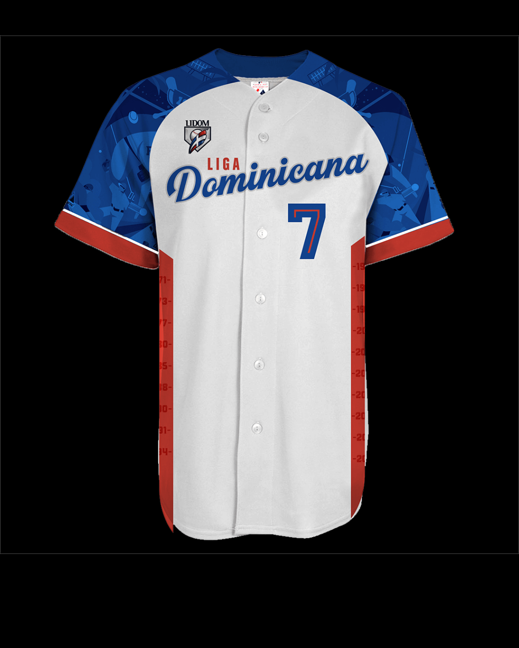 Picture of: Dominican League White Jersey Caribbean Series  – Lidom Shop