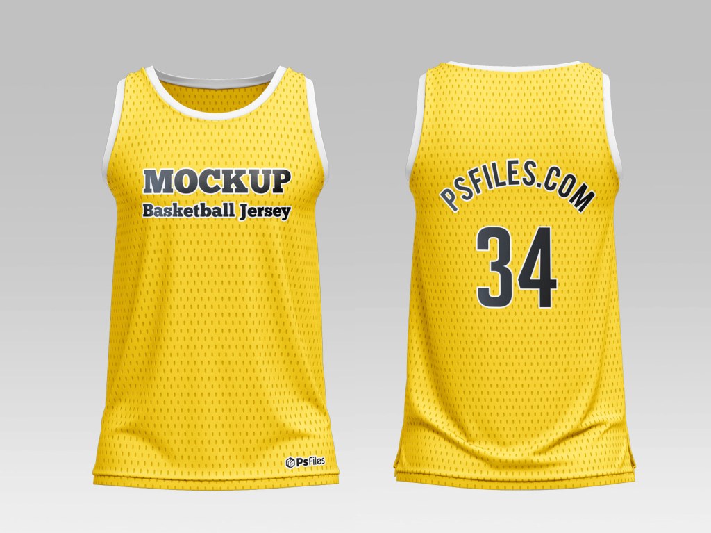 Picture of: Free Basketball Jersey Mockup  PSD Set – PsFiles