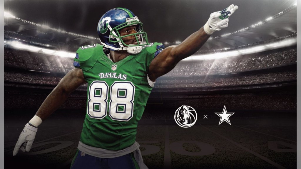 Picture of: NBA-NFL jersey mash-ups