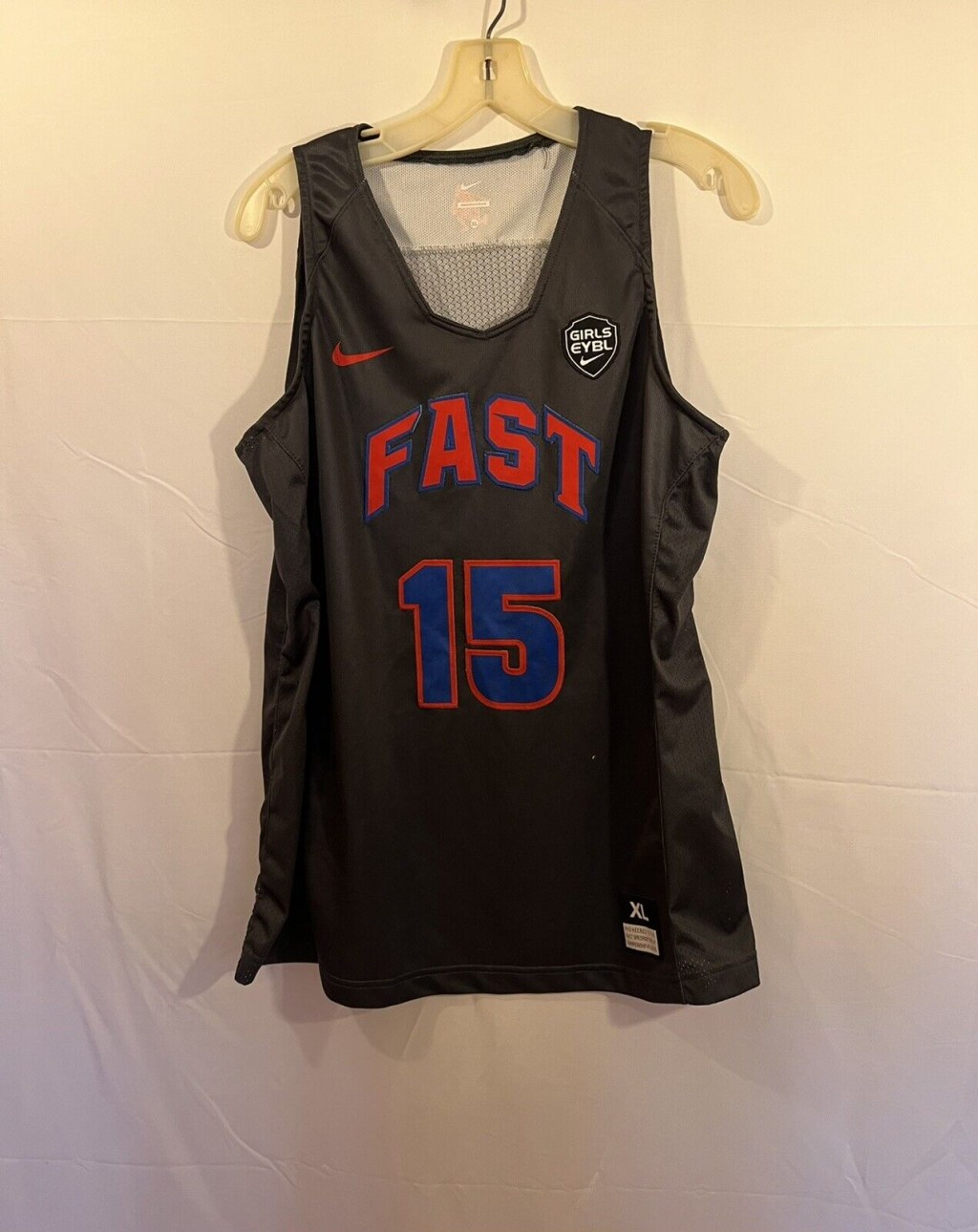 Picture of: Nike Team Fast Girls EYBL Team Issued Jersey Womens Size XL