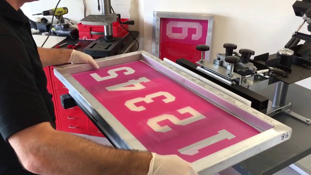 Picture of: Screen printing numbering system – Athleticscreen N-series