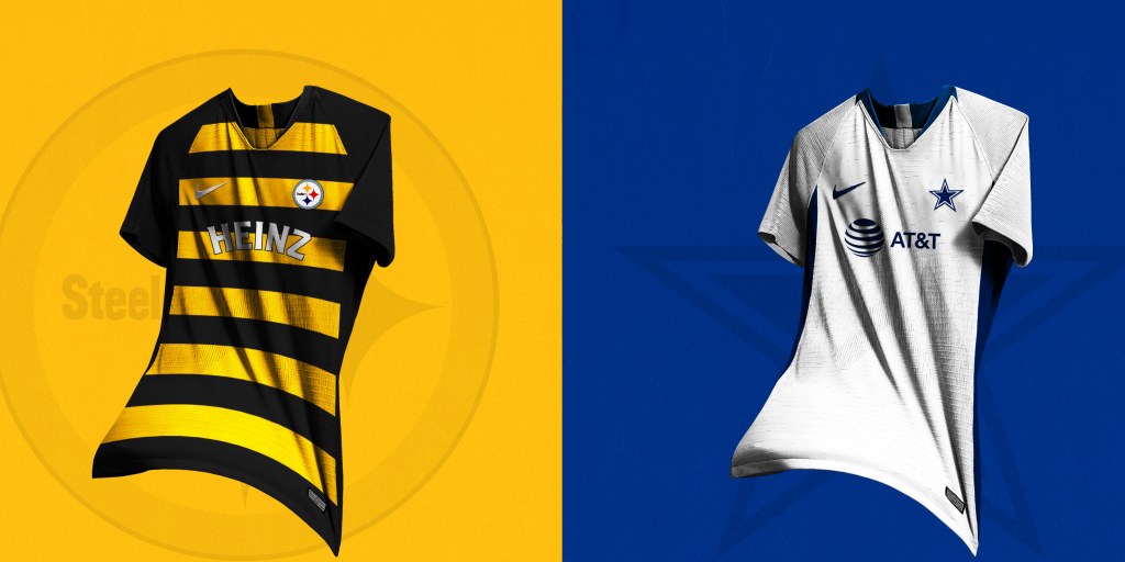 Picture of: What If NFL Teams Had Soccer Jerseys? We Designed Kits For All